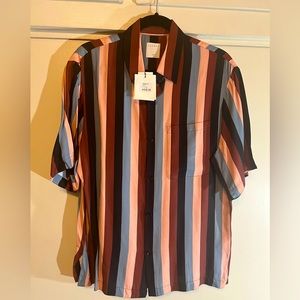 Sandro Viscose Camp Shirt
